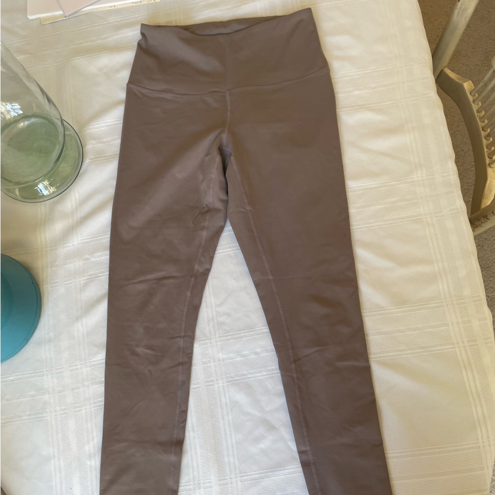 Zella tan high waisted full length leggings